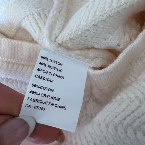 Rebellion Again NEW ivory cream knit tube top bandeau clear straps included XL - Picture 3 of 6